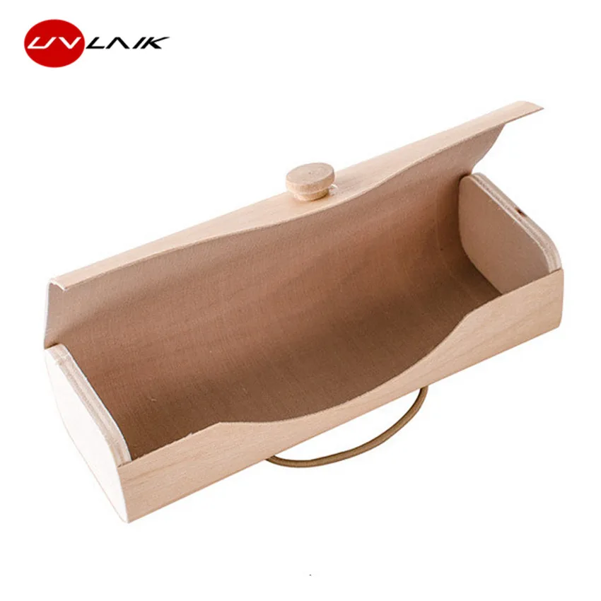 UVLAIK Wood Grain Eyeglasses Case Hard Kit Holder Handmade Magnet Glasses Case for Men Women Handmade Eyeglass Box
UVLAIK Wood Grain Eyeglasses Case Hard Kit Holder Handmade Magnet Glasses Case for Men Women Handmade Eyeglass Box
