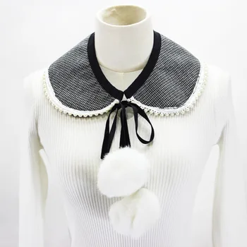 Sweater autumn clothing underwear Elegant pile beaded high fake Coat houndstooth decorative collar pearl ball fur doll collar
Sweater autumn clothing underwear Elegant pile beaded high fake Coat houndstooth decorative collar pearl ball fur doll collar