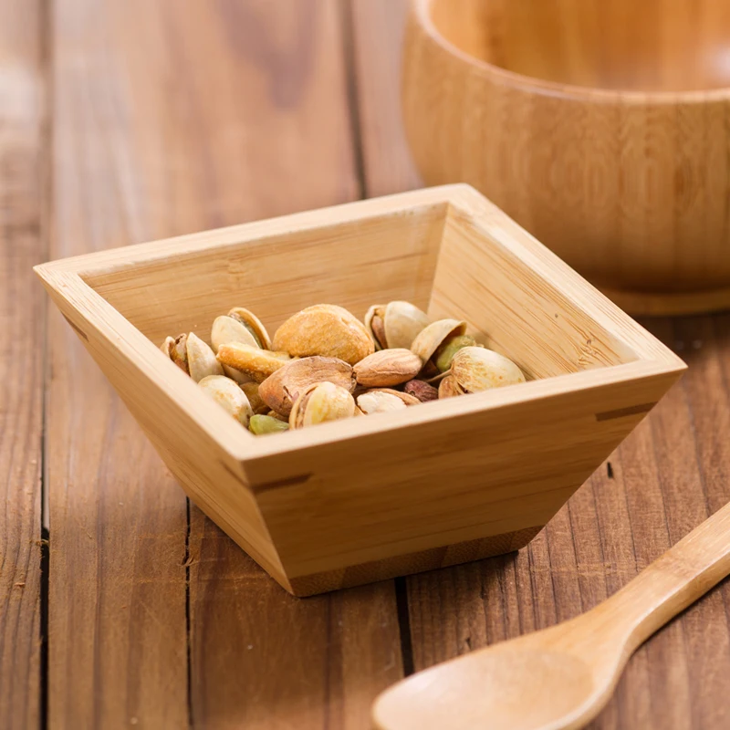 Japan Style Bamboo Bowls Square Shape Eco Natural Wood Sauce Can Seasoning Plates Nuts/Candies Plate Salad/Desserts Bowl
Japan Style Bamboo Bowls Square Shape Eco Natural Wood Sauce Can Seasoning Plates Nuts/Candies Plate Salad/Desserts Bowl