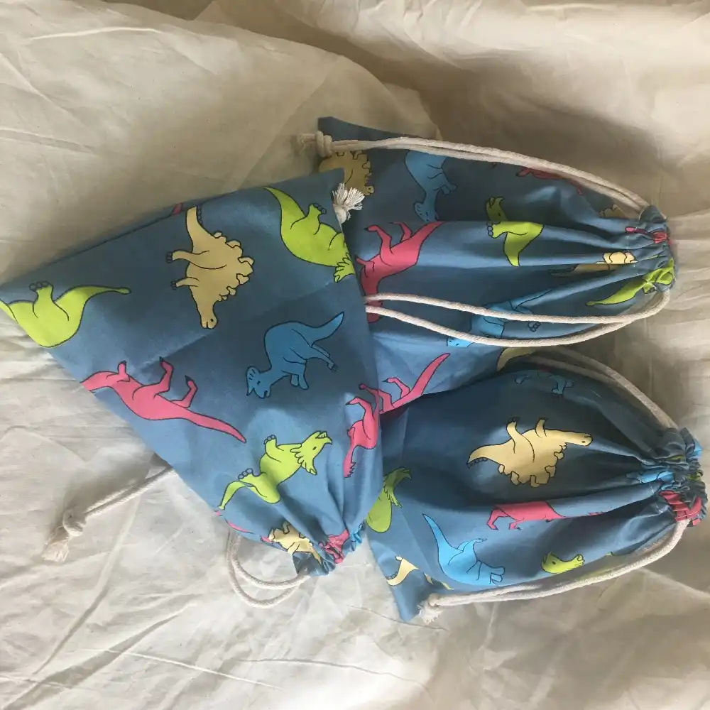 cotton drawstring eco organized pouch party gift bag print co