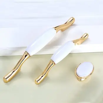 3.75'' 5'' Chrome Gold White Dresser Pull Knobs Ceramic Drawer Pulls Knobs Handles Kitchen Cabinet Handles Door Pull Handle
3.75'' 5'' Chrome Gold White Dresser Pull Knobs Ceramic Drawer Pulls Knobs Handles Kitchen Cabinet Handles Door Pull Handle