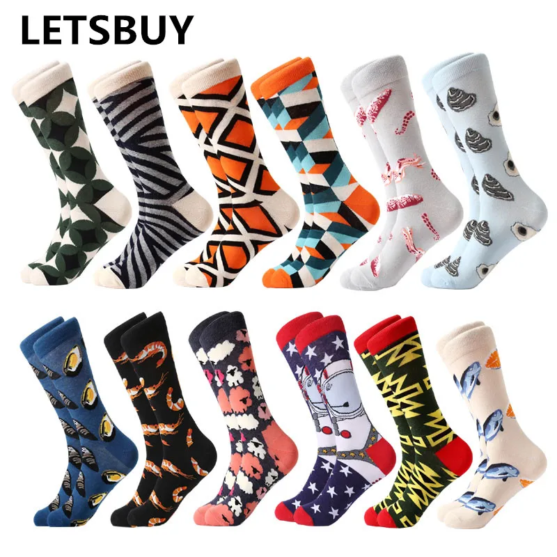 LETSBUY 12 Pair / Lot Novelty For Men Colorful Love Star Diamond Combed Cotton Dress Wedding Girls Socks Funny Casual Crew Party 
LETSBUY 12 Pair / Lot Novelty For Men Colorful Love Star Diamond Combed Cotton Dress Wedding Girls Socks Funny Casual Crew Party