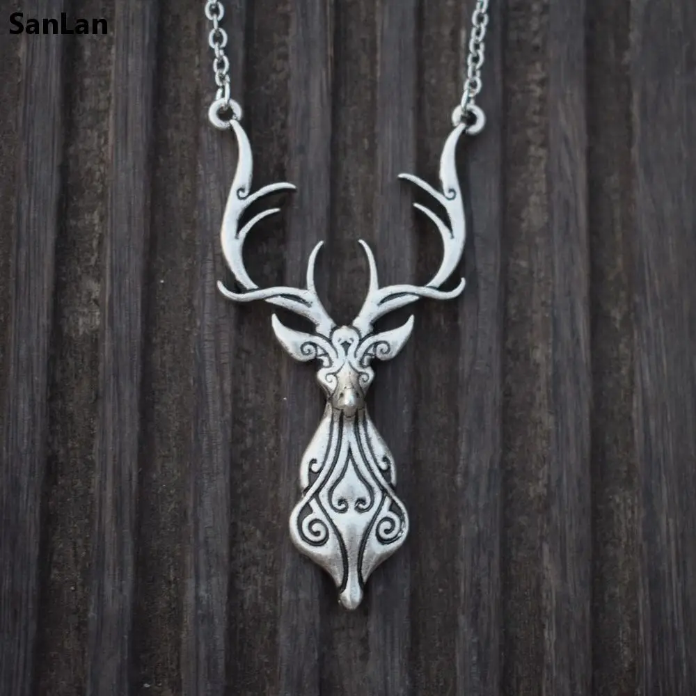 SanLan Deer Necklace Deer Head Pendant Antler Pendant Silhouette Necklace Reindeer Woodland Jewellery christmas gift
SanLan Deer Necklace Deer Head Pendant Antler Pendant Silhouette Necklace Reindeer Woodland Jewellery christmas gift