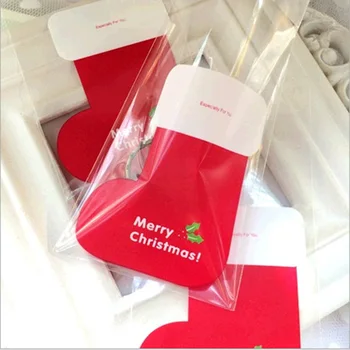 100Pcs/Lot Mini Christmas Stocking Boots Cookies Packaging Bags Stocking Sock Boot Bakery Gift Candy Muffin Open Top Bag MR0056
100Pcs/Lot Mini Christmas Stocking Boots Cookies Packaging Bags Stocking Sock Boot Bakery Gift Candy Muffin Open Top Bag MR0056