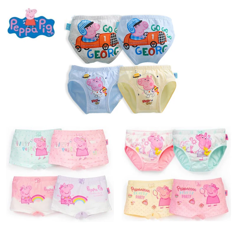 4PCS/Set Genuine Peppa Pig Stuffed Peppa George Cotton Underpants Children's Underwear Kids Peppa George Plush Toys Gift 3Y-9Y
4PCS/Set Genuine Peppa Pig Stuffed Peppa George Cotton Underpants Children's Underwear Kids Peppa George Plush Toys Gift 3Y-9Y
