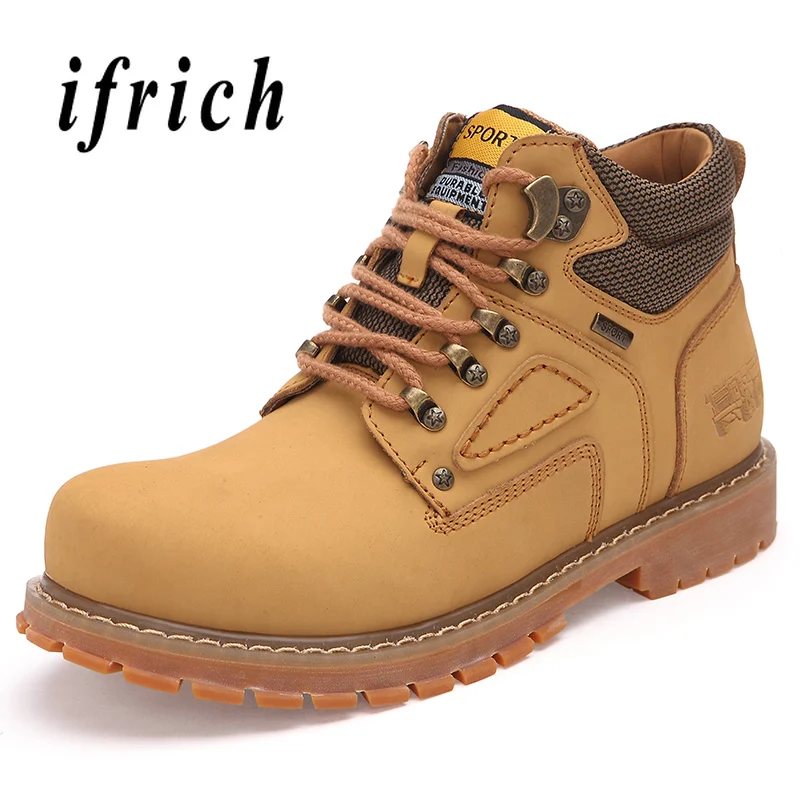 2019 Ankle Leather Boots Large Size Casual Shoes For Men Spring Hard-Wearing Outdoor Men Fashion Boots Yellow Brown Cowboy Boots
2019 Ankle Leather Boots Large Size Casual Shoes For Men Spring Hard-Wearing Outdoor Men Fashion Boots Yellow Brown Cowboy Boots