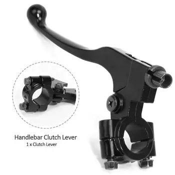Aluminum Left 7/8 Inch Handlebar Clutch Lever for Pit Dirt Bike Motorcycle ATV With Standard 22mm Handlebars Black Silver
Aluminum Left 7/8 Inch Handlebar Clutch Lever for Pit Dirt Bike Motorcycle ATV With Standard 22mm Handlebars Black Silver