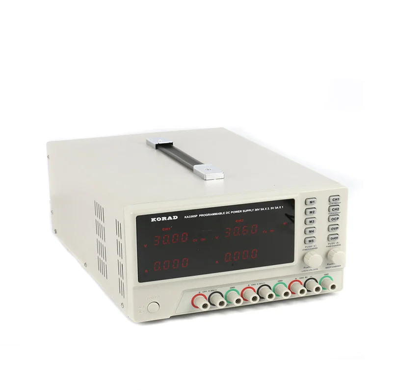 KORAD KA3305D 30V-5A 5V-3A Three-Way DC Power Supply Programmable Precision Variable Adjustable Triple Linear Digital Regulated
KORAD KA3305D 30V-5A 5V-3A Three-Way DC Power Supply Programmable Precision Variable Adjustable Triple Linear Digital Regulated