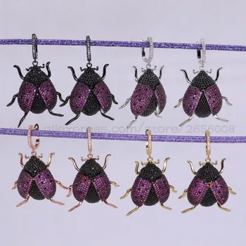 New!High qualityMicro pave CZ Tiny Bugs insect earrings lifelike insect jewelry beetles fashion earrings gift for women 2715
New!High qualityMicro pave CZ Tiny Bugs insect earrings lifelike insect jewelry beetles fashion earrings gift for women 2715