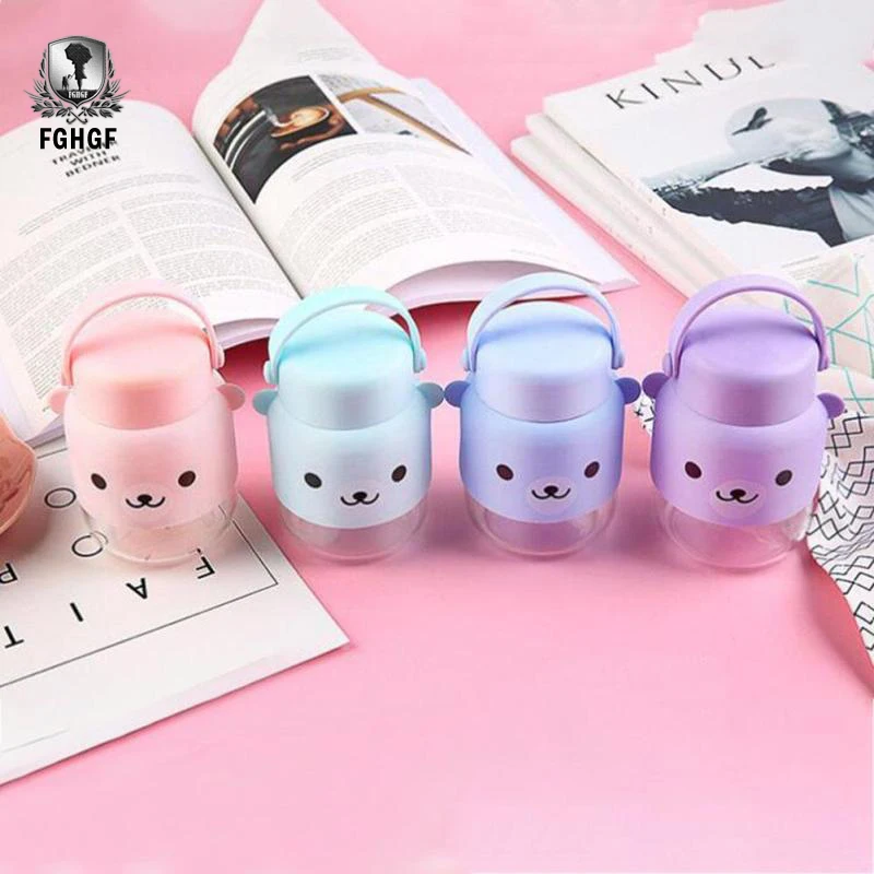 300ml Transparent Glass Jar With Handle Water Bottle Student Stylish Personality Bear Drink Children Portable Kettle Bottles
300ml Transparent Glass Jar With Handle Water Bottle Student Stylish Personality Bear Drink Children Portable Kettle Bottles