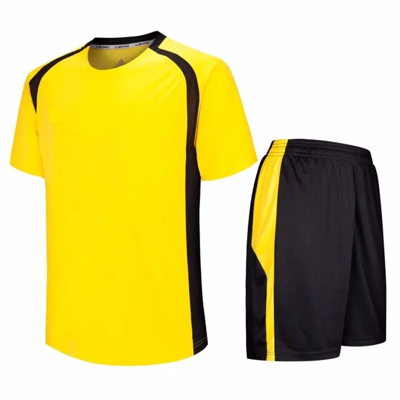 2018 New Men Sport Football Soccer Jerseys Uniforms futbol Training suit Breathable Short jersey set shirts Pants DIY Customized 2018 New Men Sport Football Soccer Jerseys Uniforms futbol Training suit Breathable Short jersey set shirts Pants DIY Customized