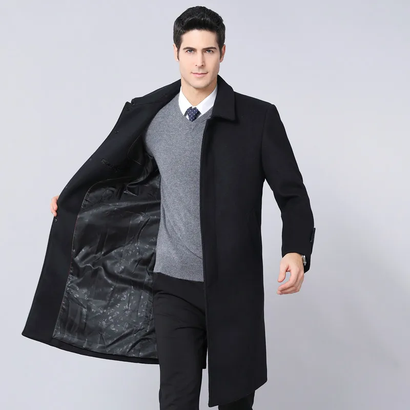 Real Rabbit Fur Collar 35% Cashmere 65% Wool Coat Autumn Winter Jacket Men Business Casual Men's Coat Trench Coat Men ZT1764
Real Rabbit Fur Collar 35% Cashmere 65% Wool Coat Autumn Winter Jacket Men Business Casual Men's Coat Trench Coat Men ZT1764