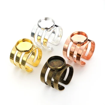 XINYAO 5pcs/lot Copper Metal Adjustable Ring Blank Base Setting Fit 12mm Cabochon Cameo Tray Bezel For Diy Jewelry Making K0647
XINYAO 5pcs/lot Copper Metal Adjustable Ring Blank Base Setting Fit 12mm Cabochon Cameo Tray Bezel For Diy Jewelry Making K0647