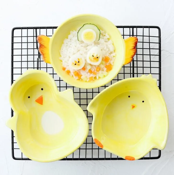 TECHOME Lovely Cartoon Chicken Bowl Hand Painted Child Ceramic Bowl Tableware Baby Kid Eating Bowl Fruit Snack Bowl
TECHOME Lovely Cartoon Chicken Bowl Hand Painted Child Ceramic Bowl Tableware Baby Kid Eating Bowl Fruit Snack Bowl