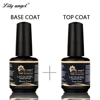 Lily angel 15ml Top Coat+ Base Coat Soak Off UV Lacquer UV Gel Nail Polish Primer Nail Gel Polish for Nail Painting Art
Lily angel 15ml Top Coat+ Base Coat Soak Off UV Lacquer UV Gel Nail Polish Primer Nail Gel Polish for Nail Painting Art