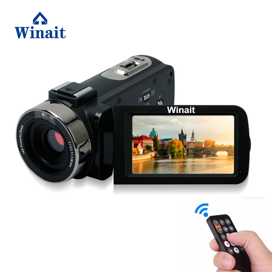 Видеокамера Winait Night Full HD1080p цифровая видеокамера с сенсорным дисплеем |