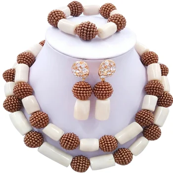 On Sale Brown Beige African Style Women and Girls Crystal Jewelry Sets for Party and Daily 2C-ZHSH-11
On Sale Brown Beige African Style Women and Girls Crystal Jewelry Sets for Party and Daily 2C-ZHSH-11