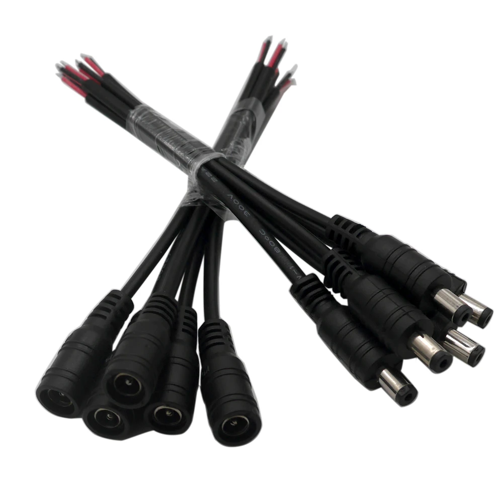 5~100pcs DC male or Female Cable Wire Connector 5.5x2.1 Plug For 3528 5050 SMD LED Strip tape Light
5~100pcs DC male or Female Cable Wire Connector 5.5x2.1 Plug For 3528 5050 SMD LED Strip tape Light
