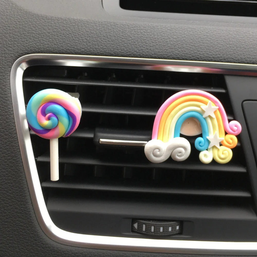 Solid Fragrance Auto Perfume for Lady/girl Car Air Freshener Car Accessory Lollipop and Rainbow Air Outlet Ornament
Solid Fragrance Auto Perfume for Lady/girl Car Air Freshener Car Accessory Lollipop and Rainbow Air Outlet Ornament