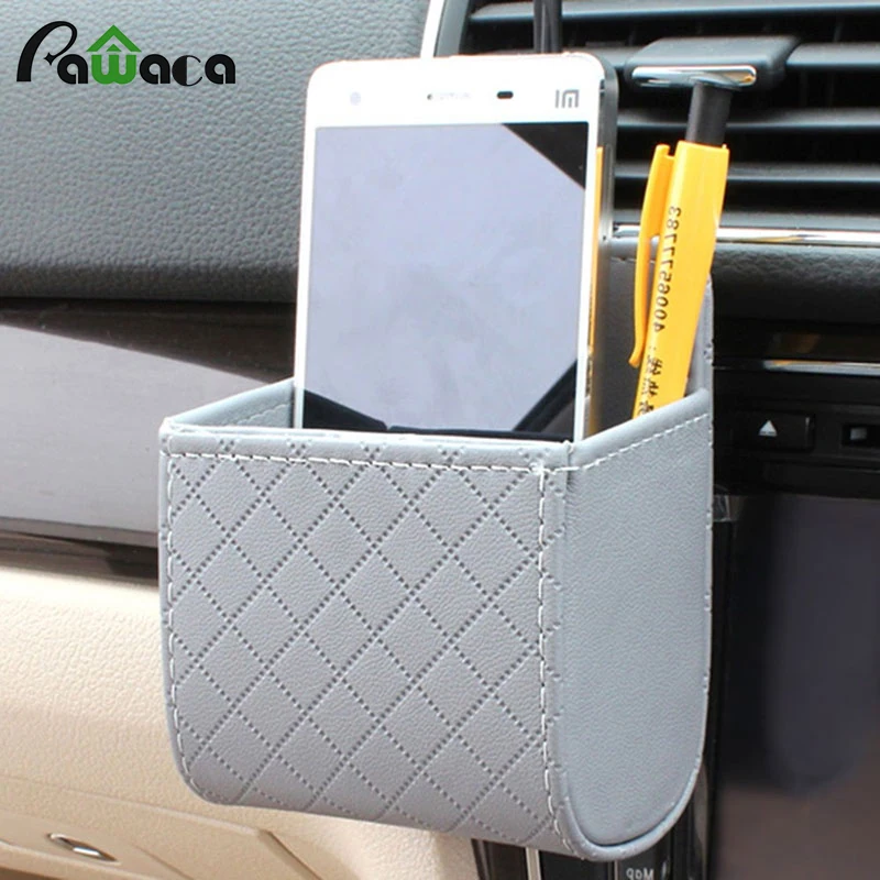 Portable Car Storage Bag Mobile Phone Bag PU Leather Car Auto Outlet Air Vent Trash Case Mobile Phone Sundries Storage Bucket
Portable Car Storage Bag Mobile Phone Bag PU Leather Car Auto Outlet Air Vent Trash Case Mobile Phone Sundries Storage Bucket