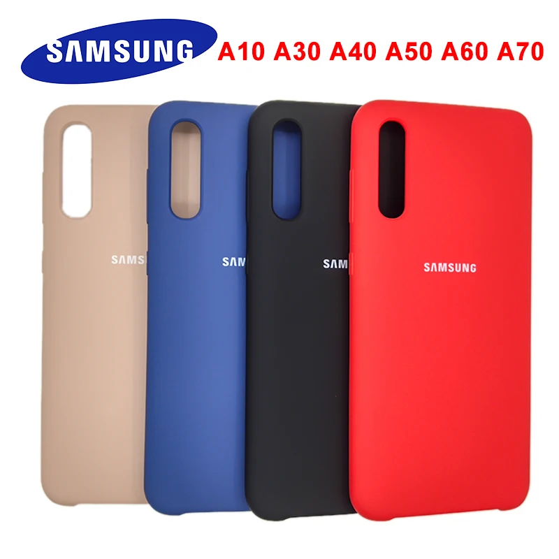 Original Samsung Galaxy Liquid Silicone Case Silky Soft-Touch Protective Back Cover For Galaxy A10 A30 A40 A50 A60 A70 with logo
Original Samsung Galaxy Liquid Silicone Case Silky Soft-Touch Protective Back Cover For Galaxy A10 A30 A40 A50 A60 A70 with logo