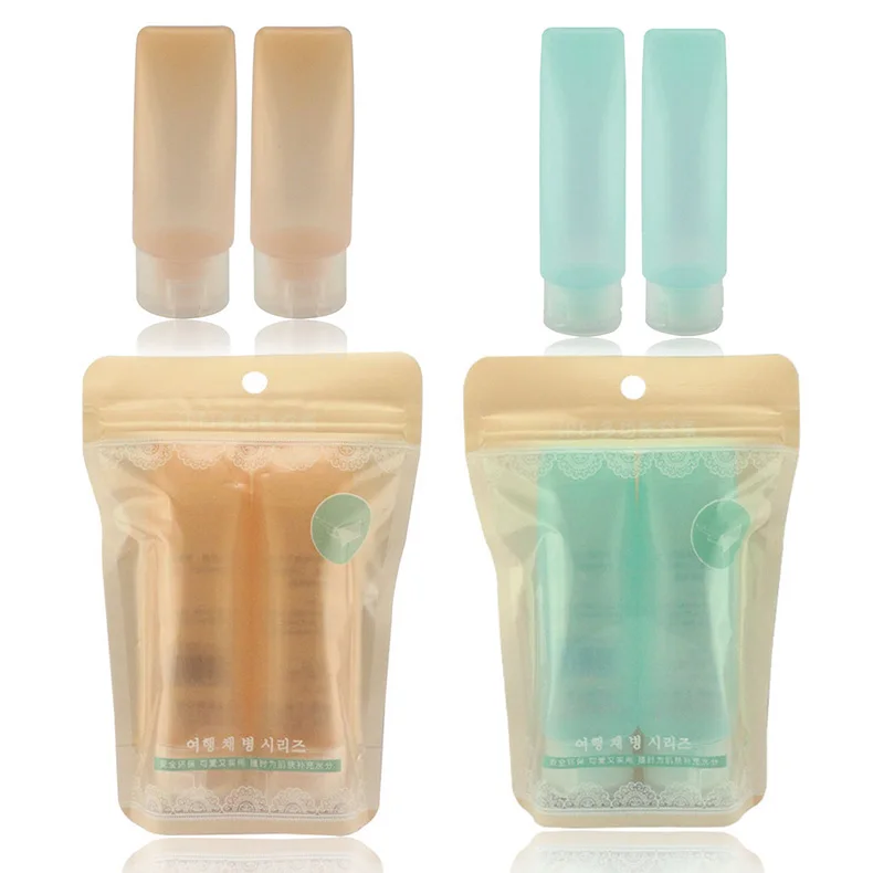 ELECOOL 2pcs 60ml Soft Bottle Empty Travel Packing Bottle For Lotion Shampoo Gel Container Portable Squeezable Refillable Bottle
ELECOOL 2pcs 60ml Soft Bottle Empty Travel Packing Bottle For Lotion Shampoo Gel Container Portable Squeezable Refillable Bottle