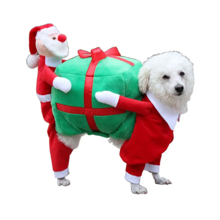 Dog Cat Pet Christmas Santa Claus Costume clothes Outfits winter warm fleece dog coat jacket jumpsuit dog holiday gift
Dog Cat Pet Christmas Santa Claus Costume clothes Outfits winter warm fleece dog coat jacket jumpsuit dog holiday gift