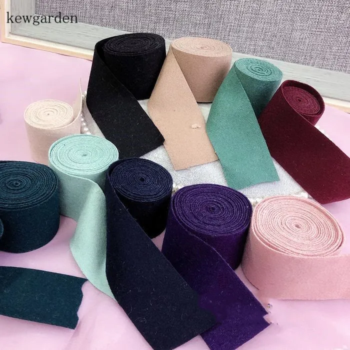 Kewgarden Wool Cloth Ribbons 1.5" 38mm Double Face Handmade Tape DIY Flower Bow Brooch Satin Ribbon Accessories Riband 5 Meters
Kewgarden Wool Cloth Ribbons 1.5" 38mm Double Face Handmade Tape DIY Flower Bow Brooch Satin Ribbon Accessories Riband 5 Meters