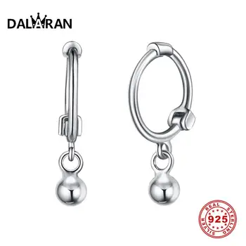 DALARAN Authentic 925 Sterling Silver Round Korean Style Earrings Rose Gold Prevent Allergy For Women Girl Fine Jewelry Gift
DALARAN Authentic 925 Sterling Silver Round Korean Style Earrings Rose Gold Prevent Allergy For Women Girl Fine Jewelry Gift