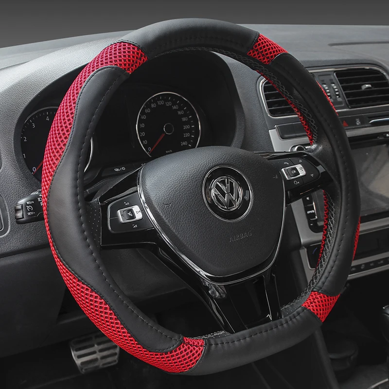 KKYSYELVA D Shape Steering-Wheel Black Auto Car Steering Wheel Cover Leather 38CM wheel cover Interior accessories
KKYSYELVA D Shape Steering-Wheel Black Auto Car Steering Wheel Cover Leather 38CM wheel cover Interior accessories
