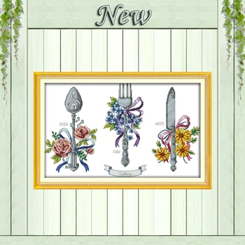 Tableware flower decor Painting 11CT Counted printed on Canvas DMC 14CT chinese Cross Stitch diy Embroidery kits Needlework Sets
Tableware flower decor Painting 11CT Counted printed on Canvas DMC 14CT chinese Cross Stitch diy Embroidery kits Needlework Sets