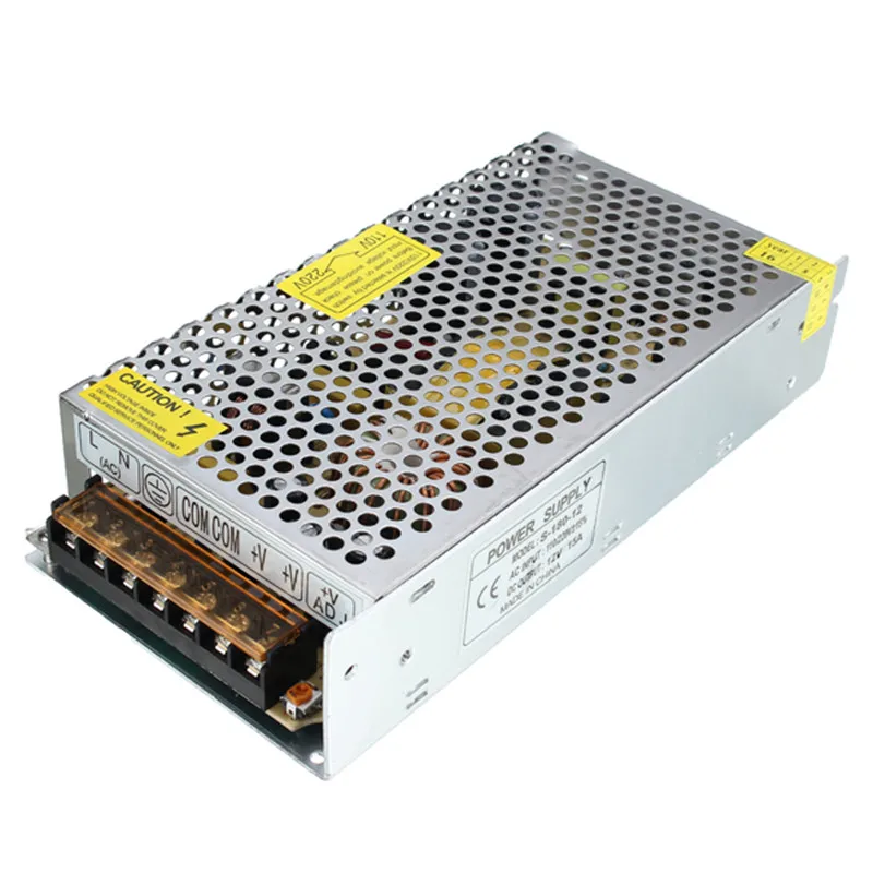 12V 15A 180W Switching Power Supply LED Dual-input 3D Printer Monitoring Camera Power
12V 15A 180W Switching Power Supply LED Dual-input 3D Printer Monitoring Camera Power