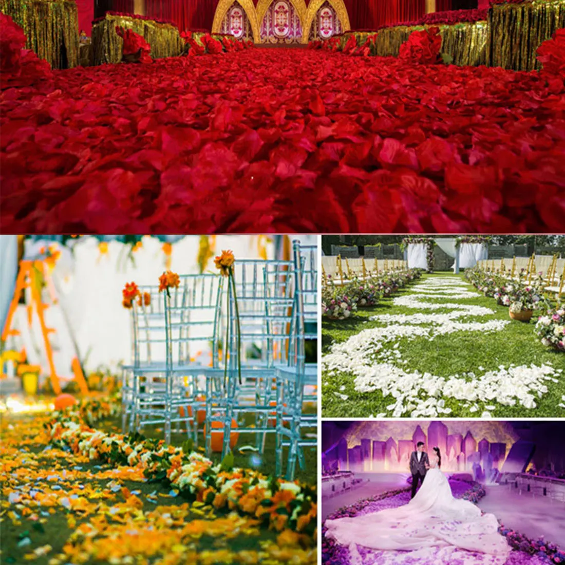 100pcs Fake Rose Petals Flower Girl Toss Silk Petal Artificial Petals For Wedding Confetti Party Event Decoration
100pcs Fake Rose Petals Flower Girl Toss Silk Petal Artificial Petals For Wedding Confetti Party Event Decoration