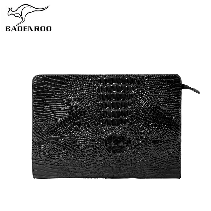 Badenroo Men Bag Alligator Crocodile Leather Clutch Bag Large Capacity Embossing Business Brand Envelope Clutch Men Ipad Clutch
Badenroo Men Bag Alligator Crocodile Leather Clutch Bag Large Capacity Embossing Business Brand Envelope Clutch Men Ipad Clutch