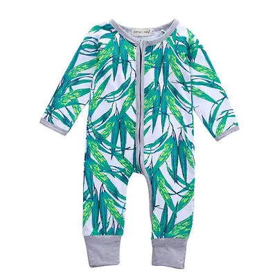 Helen115 Lovely Newborn Baby Girls Boy Leaves Printed Long Sleeve Zipper Cotton Bodysuit 0-18M
Helen115 Lovely Newborn Baby Girls Boy Leaves Printed Long Sleeve Zipper Cotton Bodysuit 0-18M