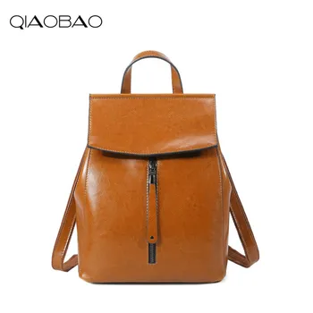 QIAOBAO 2019 Genuine Leather Backpack Women Leather Bags Famous Brand Women Bags Ladies Shoulder Bag Bolsos
QIAOBAO 2019 Genuine Leather Backpack Women Leather Bags Famous Brand Women Bags Ladies Shoulder Bag Bolsos