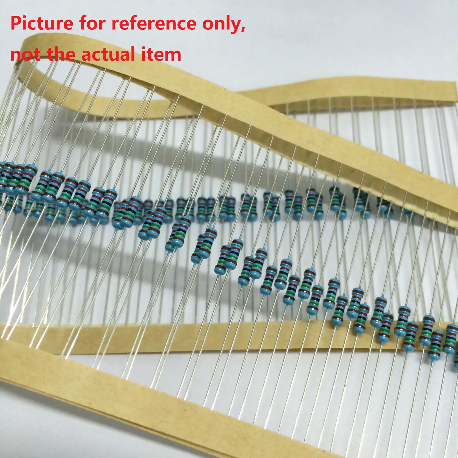 100pcs/Lot (1~10M ohm Available) 1/4W Metal Film Resistor 0.25W 1% 1/10/100/1k/10k/100k/1M/4.7R/47R/470R/4.7K/47K/470K/4.7M 
100pcs/Lot (1~10M ohm Available) 1/4W Metal Film Resistor 0.25W 1% 1/10/100/1k/10k/100k/1M/4.7R/47R/470R/4.7K/47K/470K/4.7M