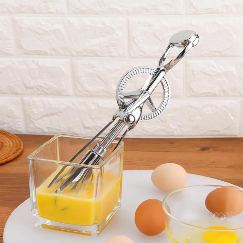 Stainless Steel Rotary Manual Egg Beater Creative Handle Whisk Mixer Shaker Kitchen Cooking Gadget Egg Blender Stirring Tool
Stainless Steel Rotary Manual Egg Beater Creative Handle Whisk Mixer Shaker Kitchen Cooking Gadget Egg Blender Stirring Tool