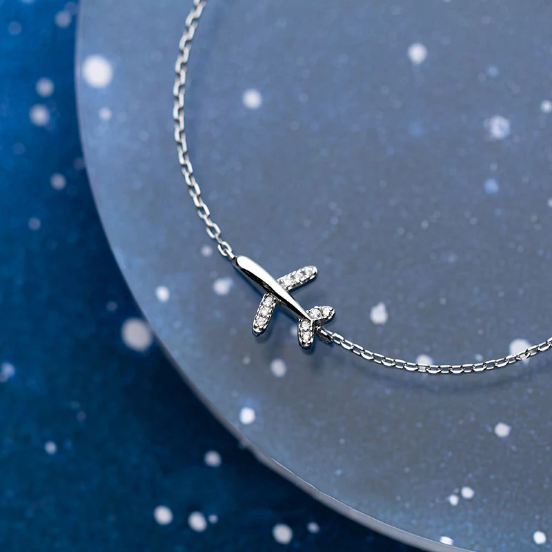 Airplane Bracelet Real 925 Silver Jewelry Bangles Minimalism Tobilleras Pulsera Para Tobillo Vintage Joyas Bracelets for Women
Airplane Bracelet Real 925 Silver Jewelry Bangles Minimalism Tobilleras Pulsera Para Tobillo Vintage Joyas Bracelets for Women