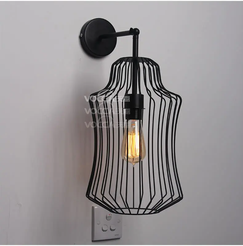 New classical bar counter vintage lamps bedroom lamp big nobility iron birdcage wall lamp
New classical bar counter vintage lamps bedroom lamp big nobility iron birdcage wall lamp