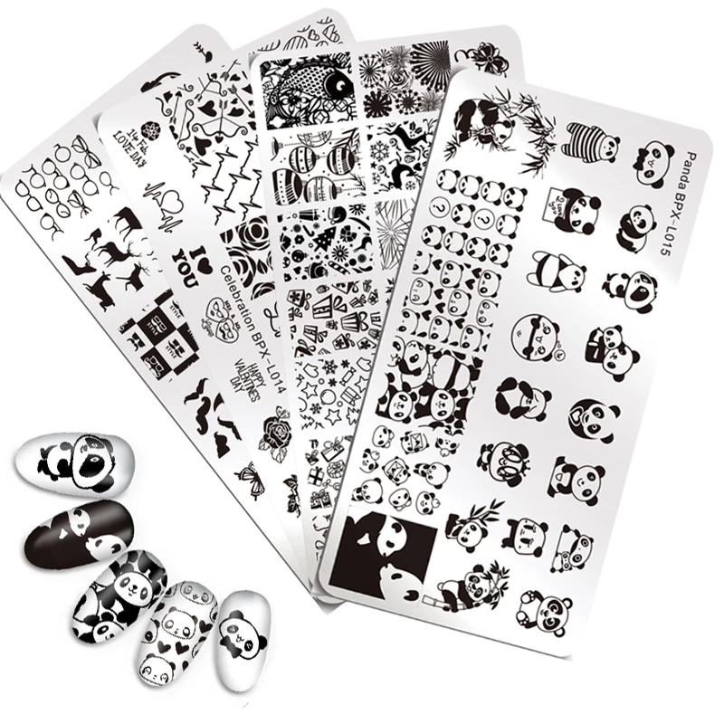 BORN PRETTY Nail Stamping Plates Celebration New Year Valentine's Day Panda Hipster Design Manicure Nail Art Image Template
BORN PRETTY Nail Stamping Plates Celebration New Year Valentine's Day Panda Hipster Design Manicure Nail Art Image Template