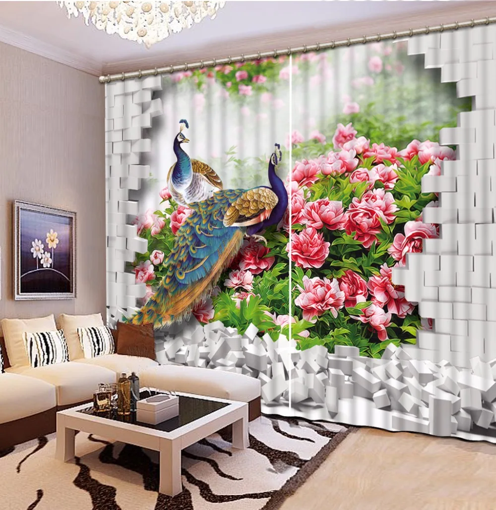 customize modern-curtains-for-living-room peacock 3d stereoscopic pattern blackout curtains
customize modern-curtains-for-living-room peacock 3d stereoscopic pattern blackout curtains