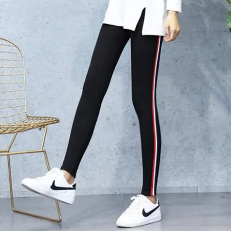 Fsdkfaa 2018 High Waist Pants Trousers Women Drawstring Waist Skinny Pants Grey Ribbed Knit Striped Sideseam Sweatpants S-5XL
Fsdkfaa 2018 High Waist Pants Trousers Women Drawstring Waist Skinny Pants Grey Ribbed Knit Striped Sideseam Sweatpants S-5XL