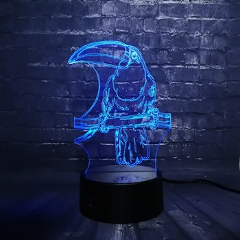 Dropshipping 3D Birds Cute LED Night light Decoration Animal lamp Bedroom Sleep Light 7 Color Change Boy Kid Christmas toy Toy
Dropshipping 3D Birds Cute LED Night light Decoration Animal lamp Bedroom Sleep Light 7 Color Change Boy Kid Christmas toy Toy