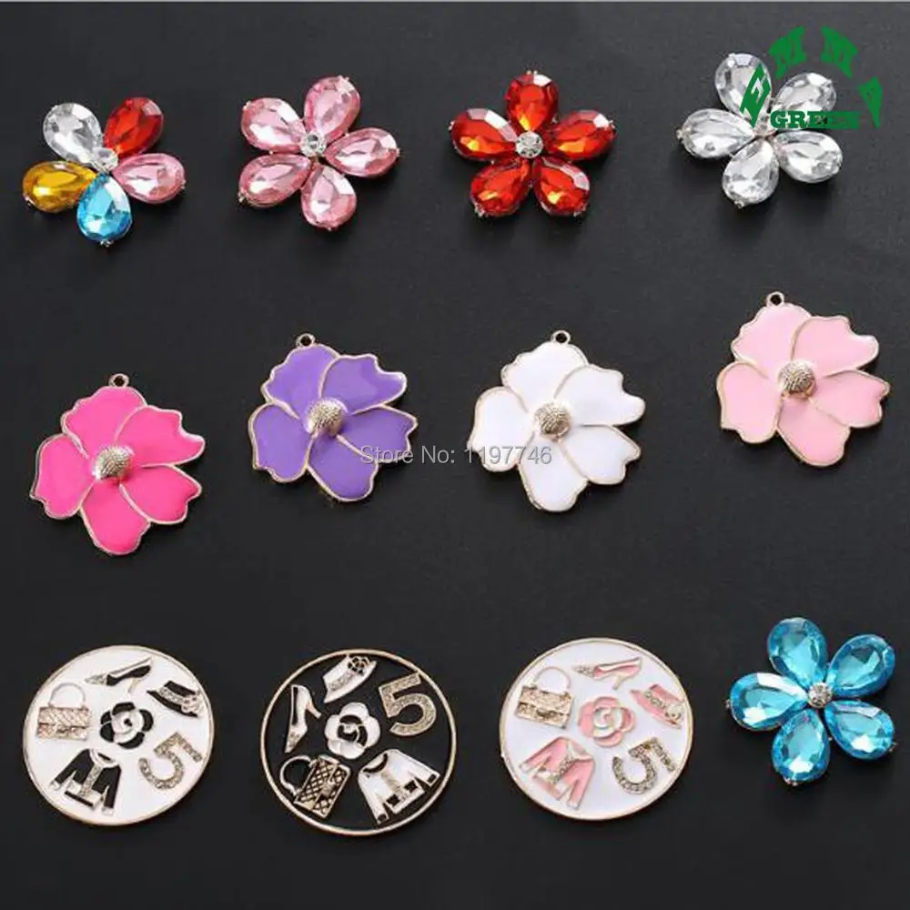 Flower Charms Pendants for Jewelry making Enamel Charms 3pcs Rhinestone Button Charms Wedding Embellishment Charms Pendants DIY
Flower Charms Pendants for Jewelry making Enamel Charms 3pcs Rhinestone Button Charms Wedding Embellishment Charms Pendants DIY