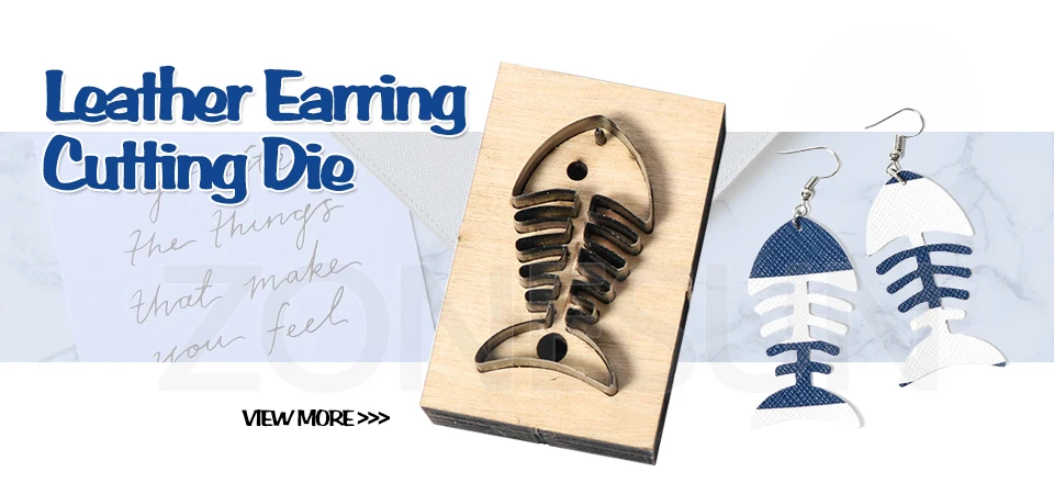 leather earring
