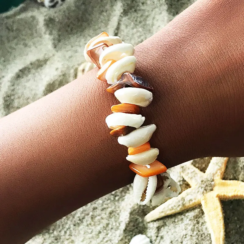 NIUYITID New Bracelet Femme Fashion Beach Style Bracelet Coquillage Bohemian Elastic Sea Shells Charm Jewelry Free Shipping
NIUYITID New Bracelet Femme Fashion Beach Style Bracelet Coquillage Bohemian Elastic Sea Shells Charm Jewelry Free Shipping