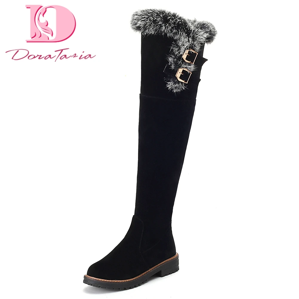 Doratasia Large Size 34-43 Popular Add Fur Warm Winter Boots Woman Shoes Chunky Heels Shoes Woman Knee High women snow Boots
Doratasia Large Size 34-43 Popular Add Fur Warm Winter Boots Woman Shoes Chunky Heels Shoes Woman Knee High women snow Boots
