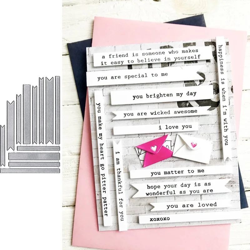 Skinny Strips Metal Cutting Dies for Scrapbooking and Cards Making Paper Craft Dies New 2019
Skinny Strips Metal Cutting Dies for Scrapbooking and Cards Making Paper Craft Dies New 2019