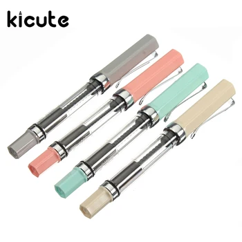 Kicute 4pcs/lot 0.38/0.5mm Fine Nib Spiral Gallbladder Fountain Pens School Office Students Stationery Supplies for Writing Gift
Kicute 4pcs/lot 0.38/0.5mm Fine Nib Spiral Gallbladder Fountain Pens School Office Students Stationery Supplies for Writing Gift